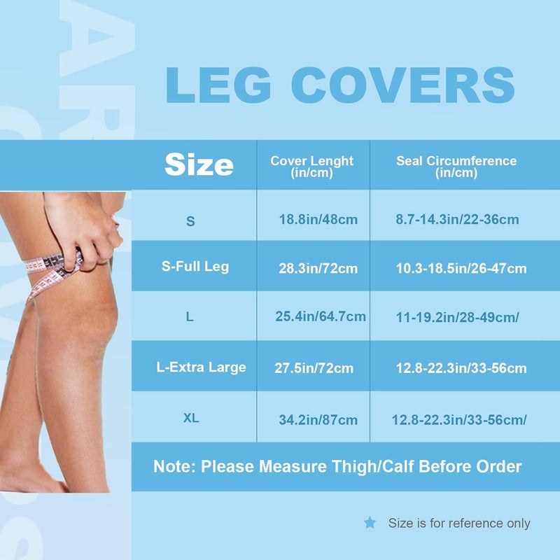 VALLEYWIND Waterproof Kids Leg Cast Cover for Showering Cast Covers for Shower Leg Kids Child Reusable Shower Bag for Leg Cast Protector for Leg, Foot, Ankle Wound - Image 3